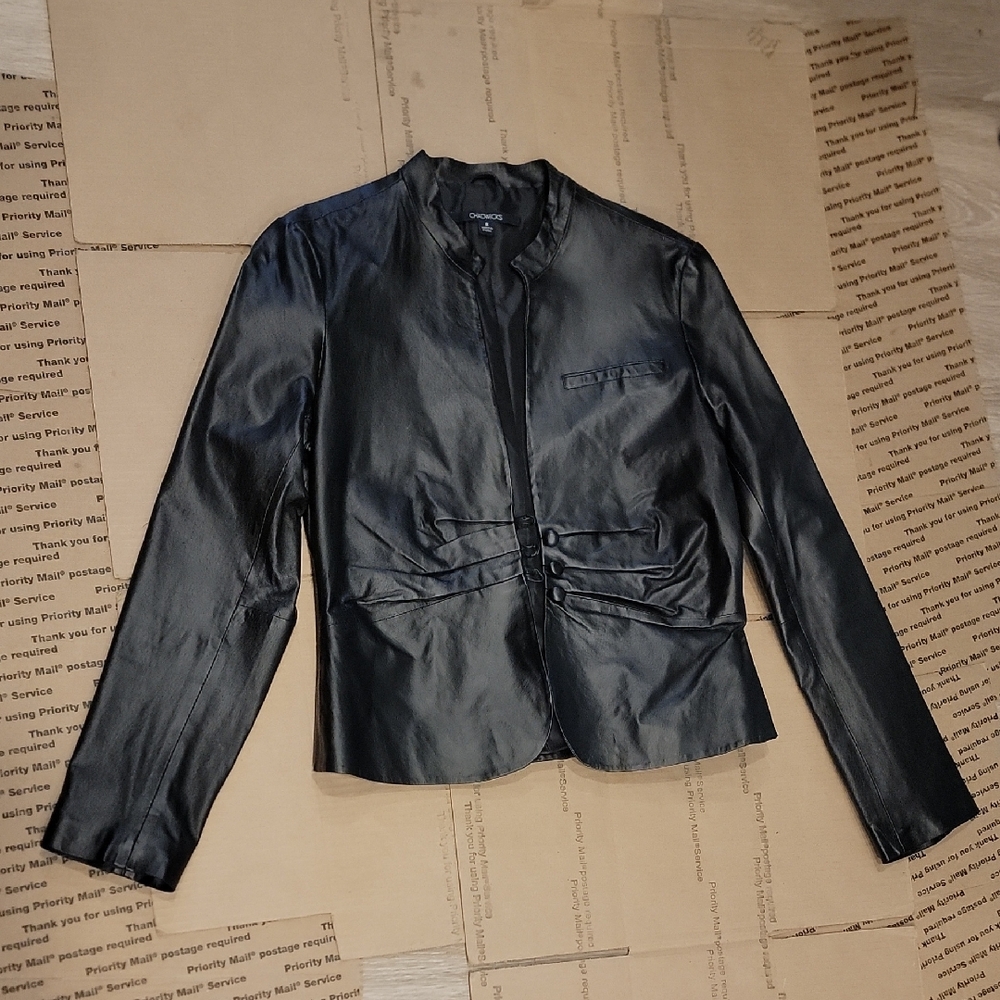 Chadwicks Black Leather Women's Jacket